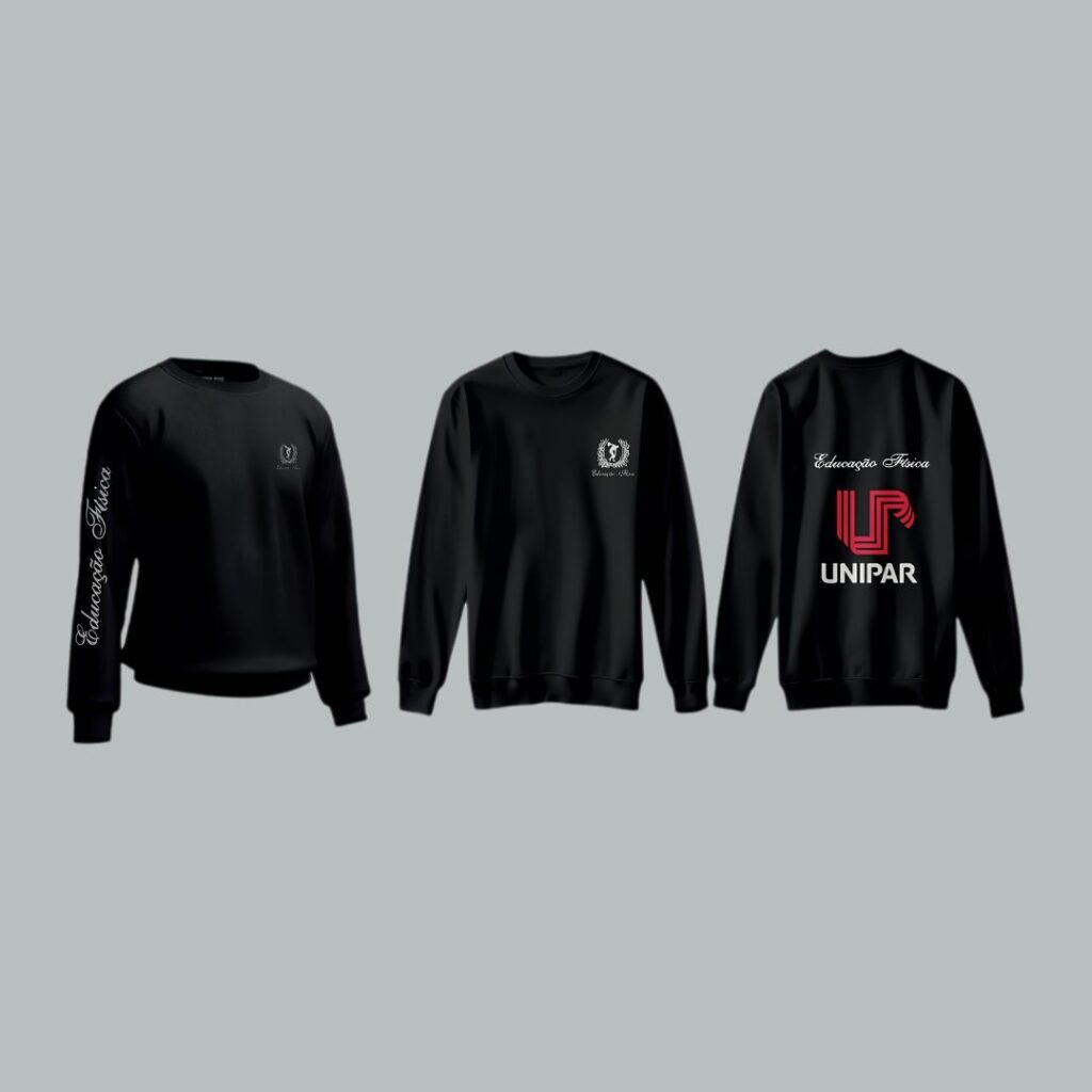 Blusa de Moletom Tradicional - BM07 - Preto