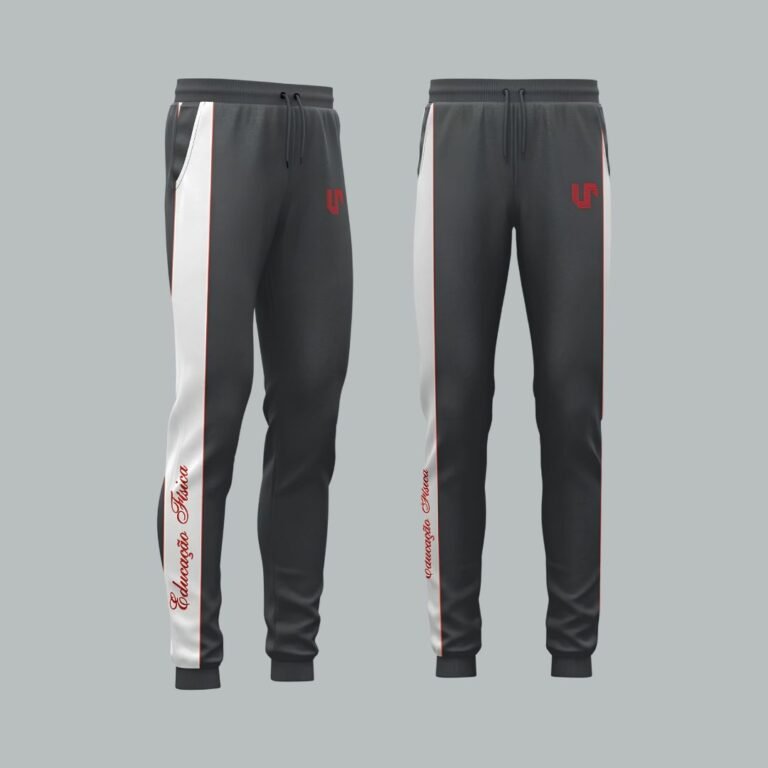 Calça Moletom com Recortes e Bolso Lateral - CM10 - Branco