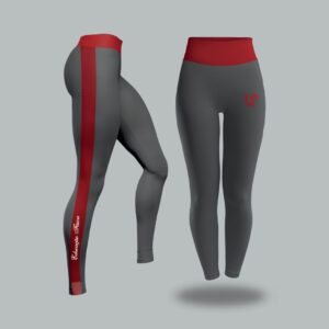 L40 - LEGGING CÓS LARGO COM RECORTE LATERAL - Vermelho