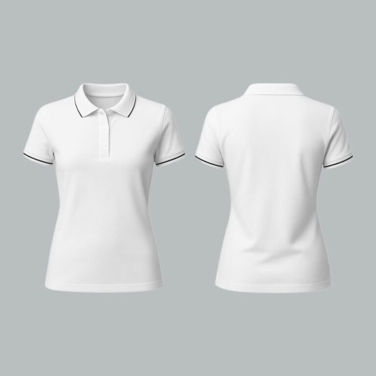 Camiseta Polo Feminino C Filete No Braço