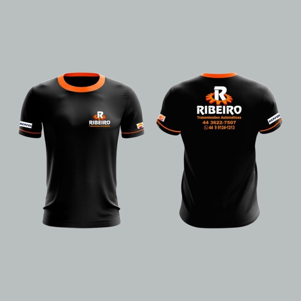 Camiseta Tradicional C Filete No Braço E Ribana Colorida